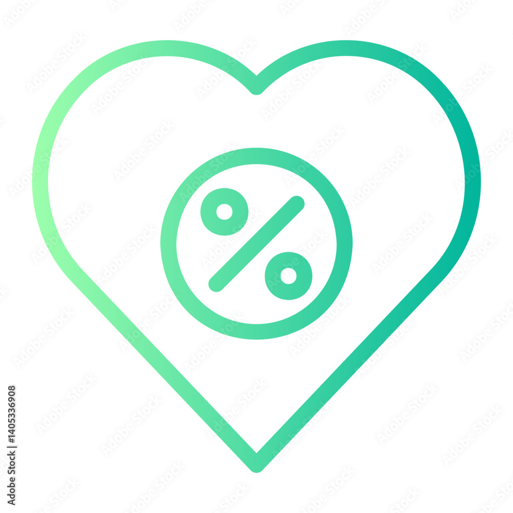 heart gradient icon heart gradient icon