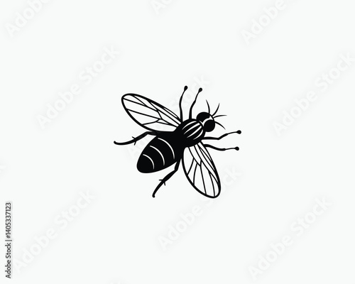 Flies Clipart Vector Illustration