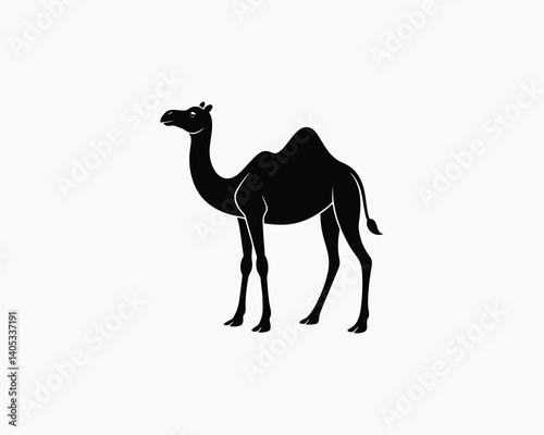 Camel Animal Clipart Vector Illustration