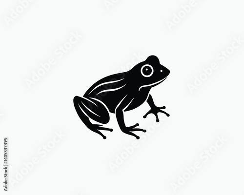 Frog Animal Clipart Vector Illustration