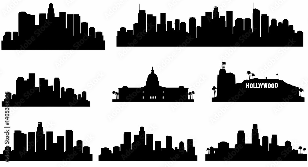 Fototapeta premium set of london landmarks