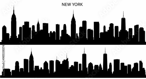 london skyline in black background