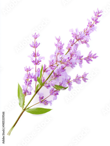 Wallpaper Mural Lavender branch with tiny buds and fresh leaves Torontodigital.ca