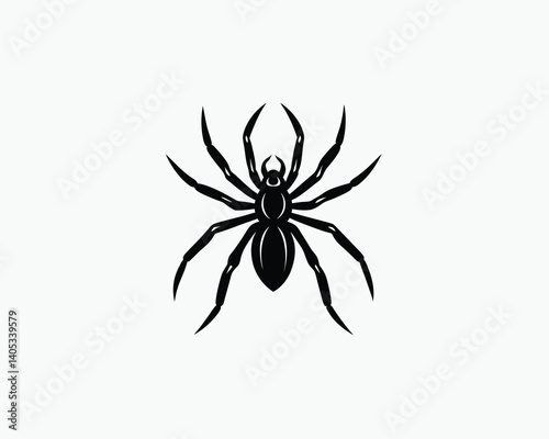 Spider Animal Clipart Vector Illustration