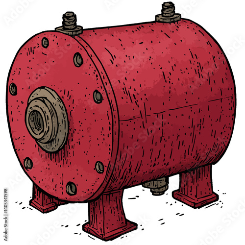 Red dynamo machine 