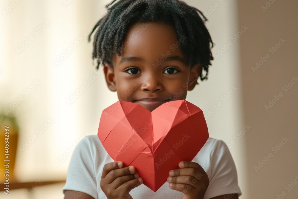 Valentine's day greeting and funny gift. Serious face cute black child boy with big paper heart in hands. Baby’s love-filled celebration. Cute toddler on february 14. Heartwarming love photo. Valentine's day greeting and funny gift. Serious face cute black child boy with big paper heart in hands. Baby’s love-filled celebration. Cute toddler on february 14. Heartwarming love photo.