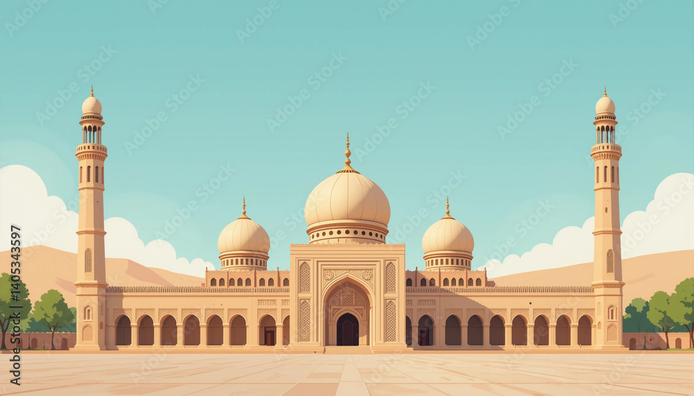 Fototapeta premium Middle eastern mosque