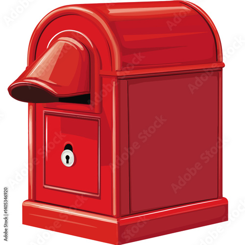 red mail box