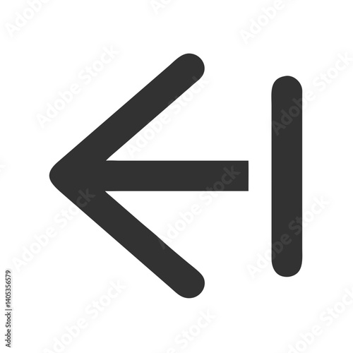 Left Arrow Icon – Backward Direction and Navigation Symbol