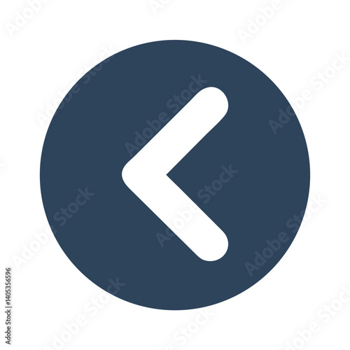 Left Arrow Icon – Backward Direction and Navigation Symbol