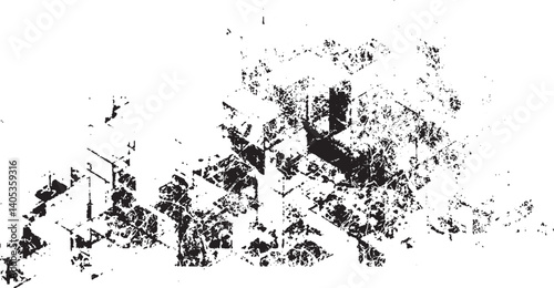 Black micro dust isolated on transparent background. Texture grunge background with tiny black dust. ,Overlays line sketch vintage stamp texture with effect grunge .Scratch grunge urban background.