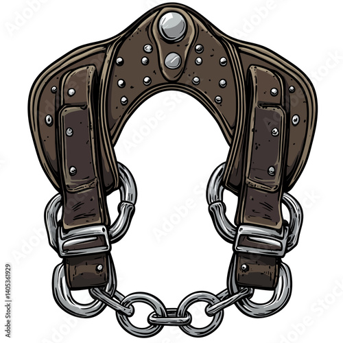 Safety harness isolated 