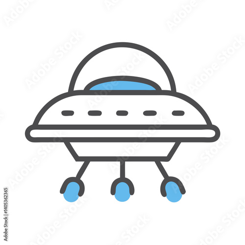 UFO Icon – Futuristic and Sci-Fi Vehicle Symbol