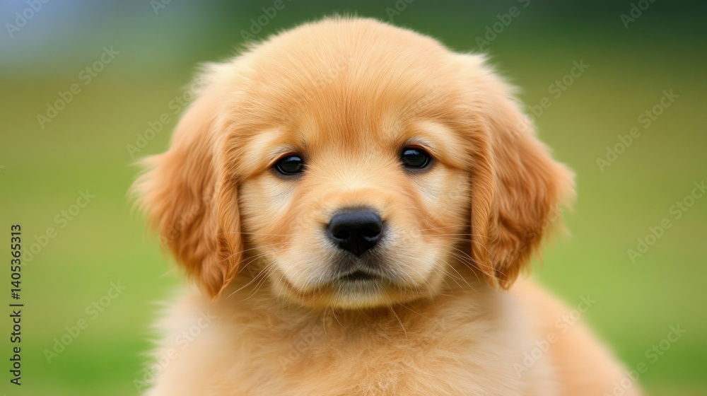 Golden retriever puppy with soft fur, gentle gaze, warm light. Pure joy and innocence in a tender moment.
Golden retriever puppy with soft fur, gentle gaze, warm light. Pure joy and innocence in a tender moment.