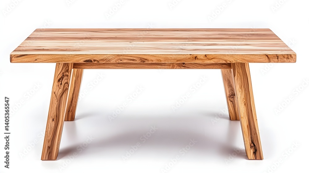 Minimalist Wooden Table with Unique Grain Patterns in a Bright Indoor Setting Minimalist Wooden Table with Unique Grain Patterns in a Bright Indoor Setting