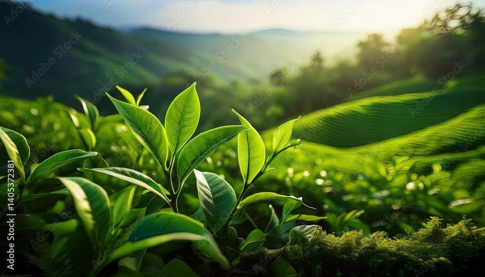 Obraz premium tea leaf