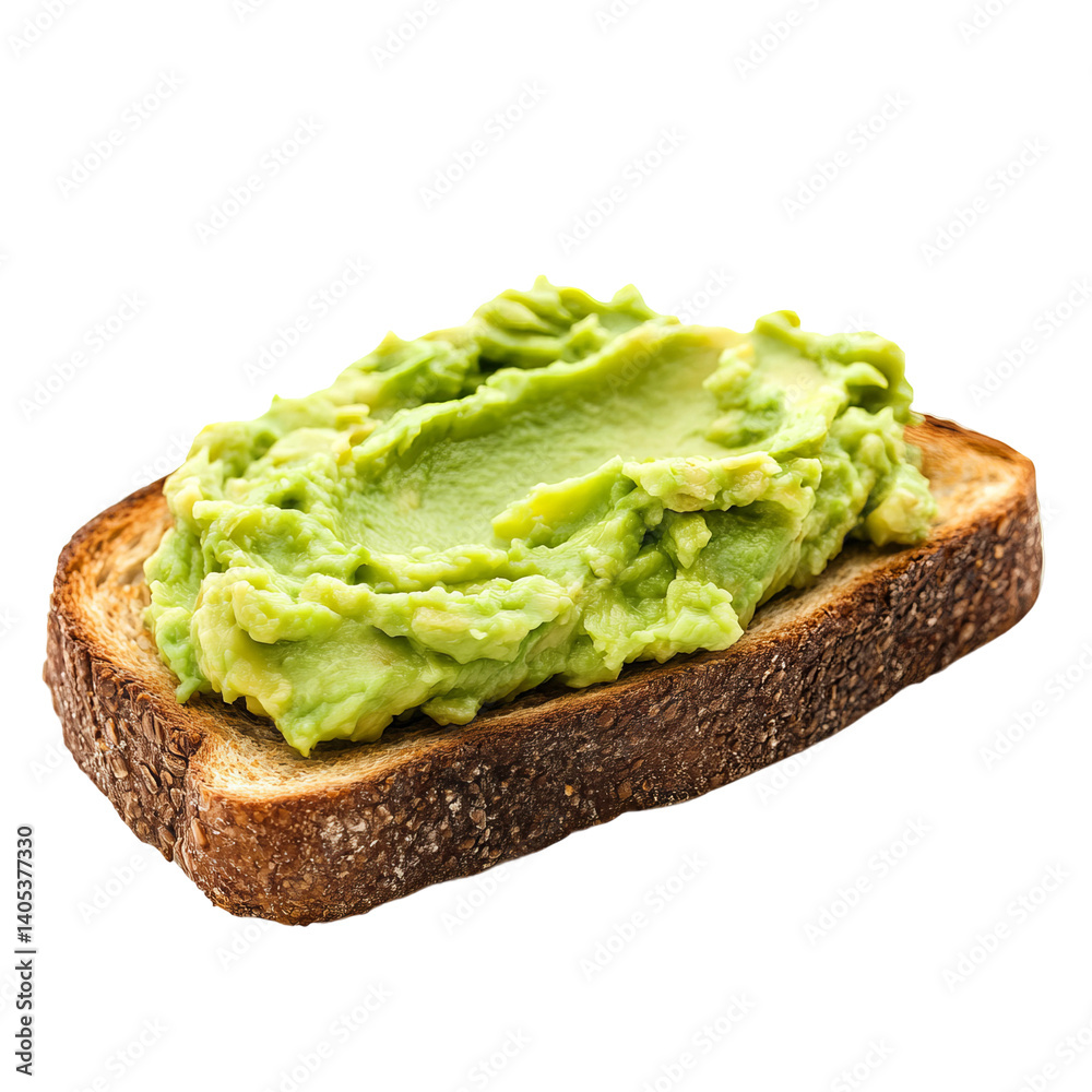 healthy avocado toast served on whole grain bread, side shot
healthy avocado toast served on whole grain bread, side shot