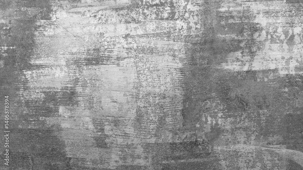 Fototapeta premium Gray rough abstract textured background wall with stripes and unevenness