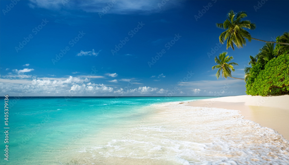 Fototapeta premium einsamer tropischer strand