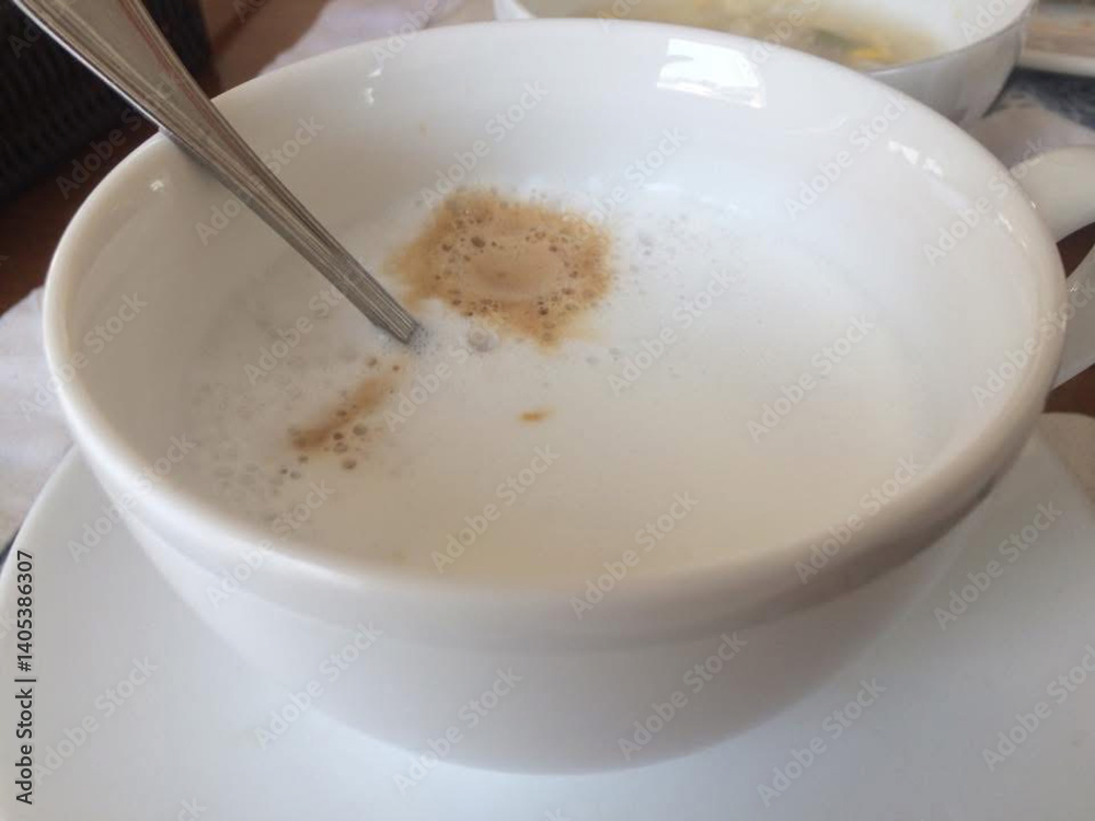 cup of coffee with milk, Cup of Hot Cappuccino hot coffee cup of coffee with milk, Cup of Hot Cappuccino hot coffee