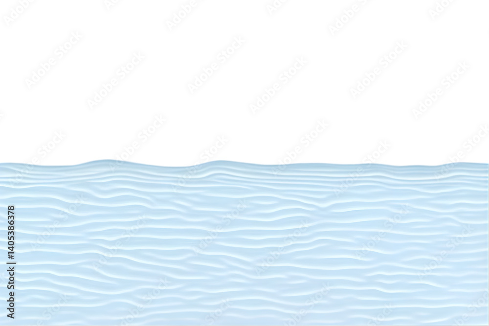 Fototapeta premium Abstract Blue Wave Textured Background Design Photo With Transparent Black Sky