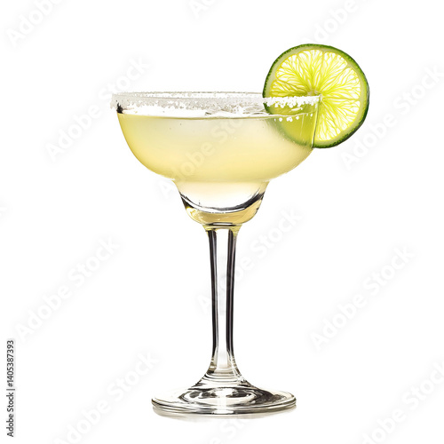 Wallpaper Mural classic margarita cocktail with lime in glass

 Torontodigital.ca