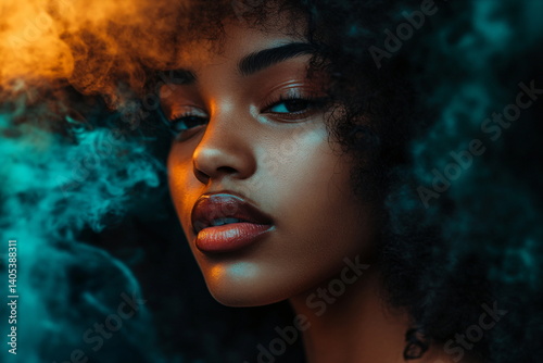 beautiful dark skinned girl