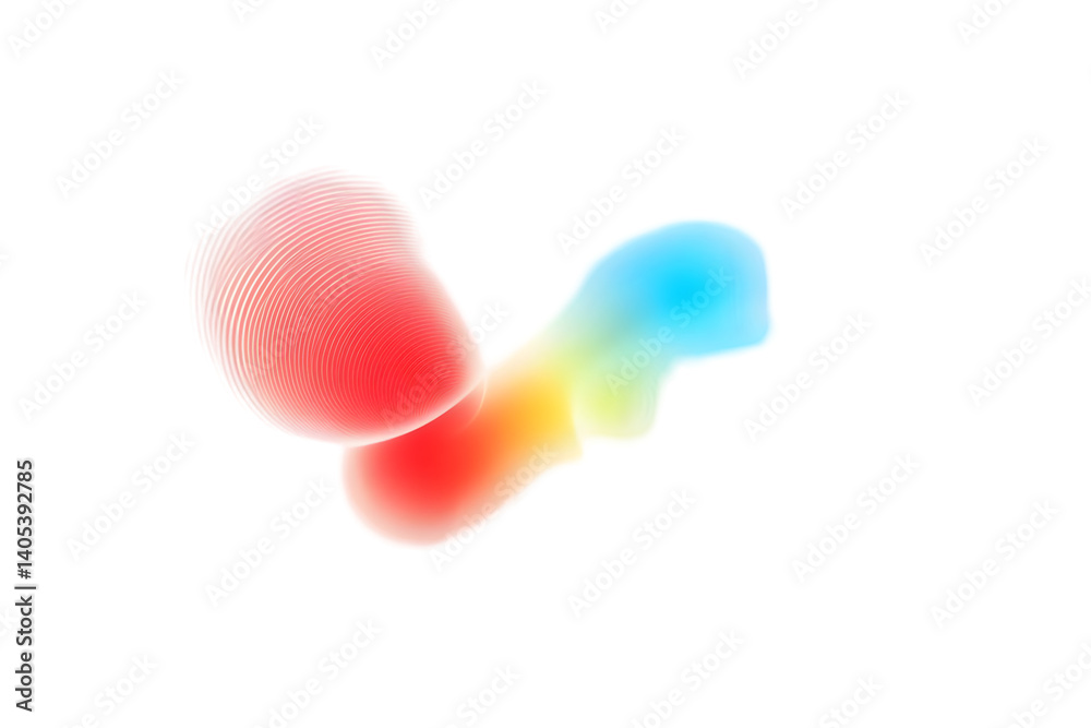 Abstract Colorful Shape With Smooth Gradient Isolated On Transparent Background Abstract Colorful Shape With Smooth Gradient Isolated On Transparent Background