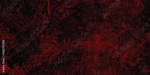 Rust-Colored Grunge Wall Texture with Black Patches for Industrial and Horror Art Applications

