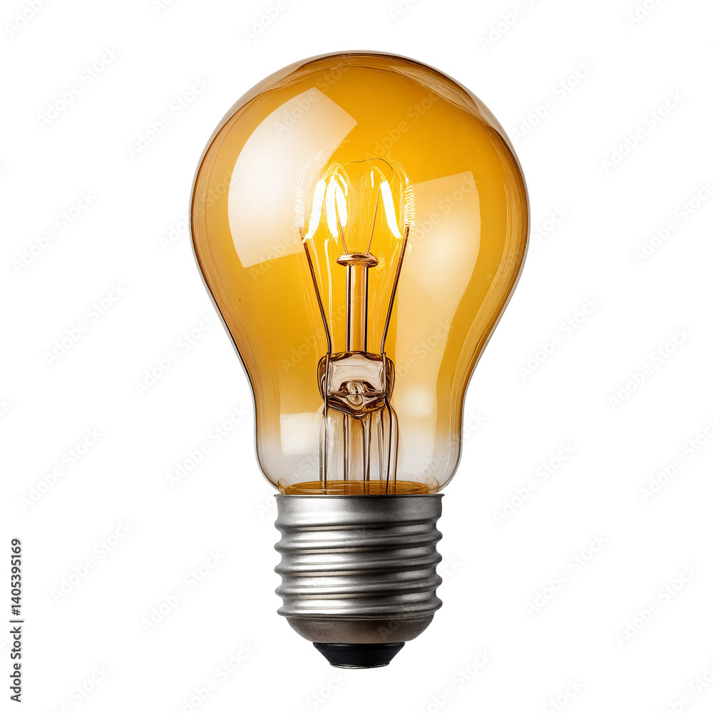 light bulb on white background light bulb on white background