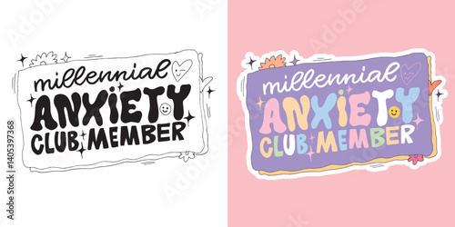 Trendy hand drawn doodle lettering quote. Lettering for t-shirt design, mug print, bag print, clothes fashion. 100% hand drawn vector image.