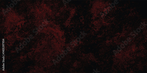 Grungy Red Wall Surface with Black Textural Noise for Creative Use in Backgrounds and Layered Artwork

