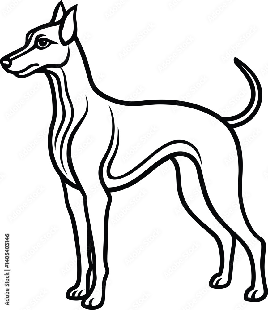 Obraz premium Dog silhouette vector designs 31