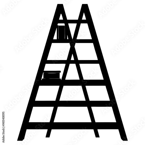 ladder isolated on white