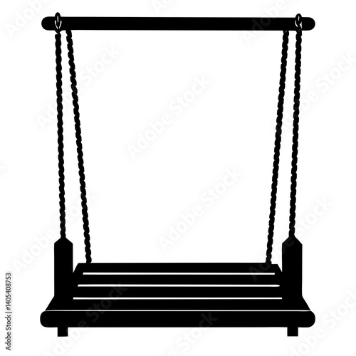 wrought iron swing