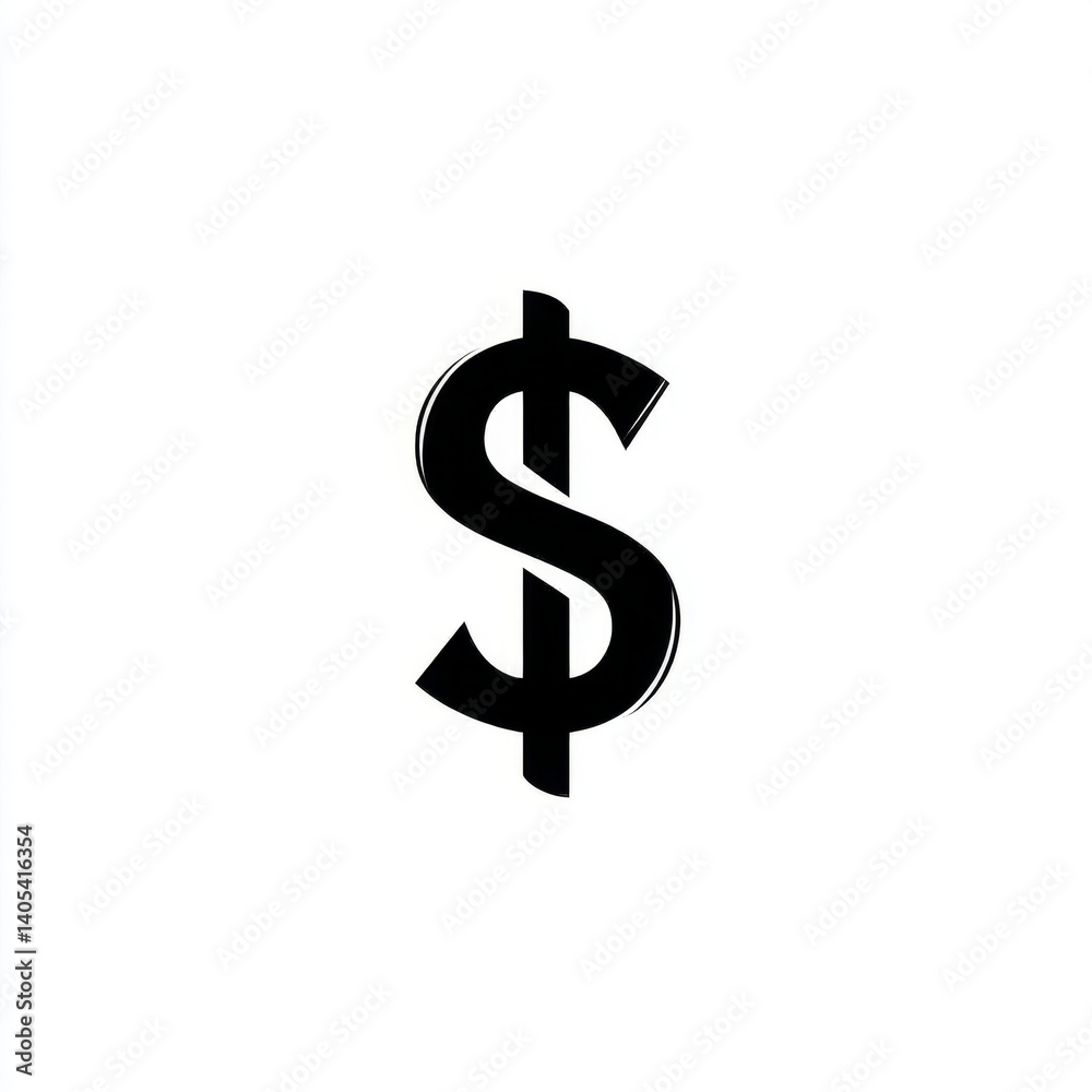 a black and white image of a dollar sign a black and white image of a dollar sign