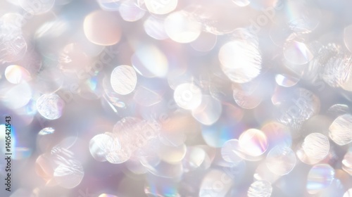 Exploring the beauty of iridescent textures with shimmering holographic surfaces in a futuristic backdrop