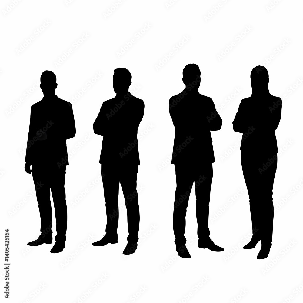 business people silhouettes business people silhouettes