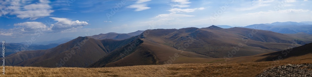 Panoramic view from top of Maymekh mountain, Armenia Panoramic view from top of Maymekh mountain, Armenia
