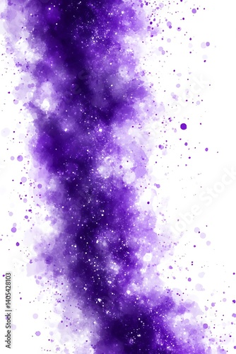 Abstract purple watercolor splash.