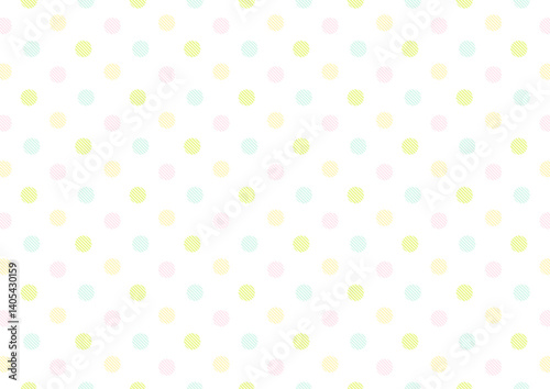 かわいい水玉模様
