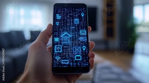 Smartphone technology revolution exploring digital connectivity in modern homes