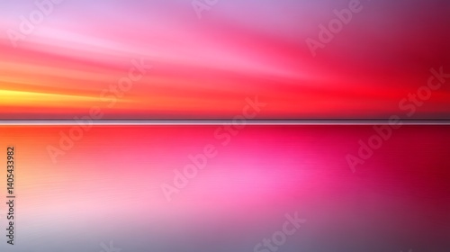 Abstract sunset reflection.