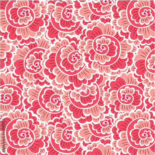 Floral Abstract daisy pattern