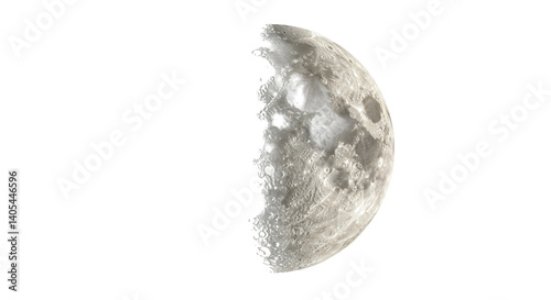 Isolated moon texture