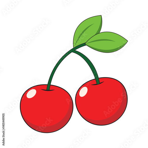 cherry icon vector illustration design template