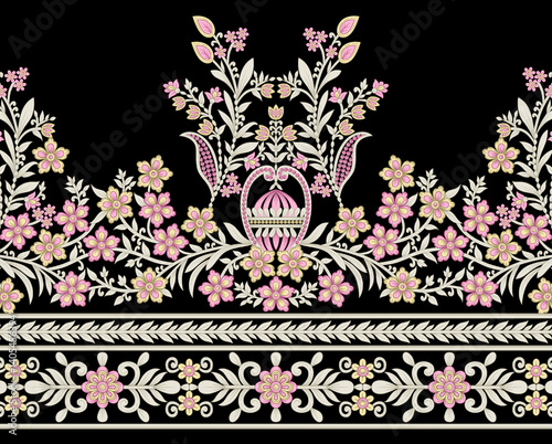 Obraz na płótnie abstract floral design w salonie