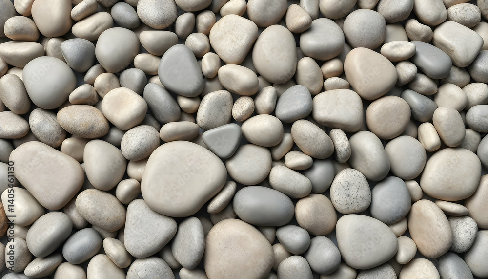 Closeup View Of Various Pebble Stones Closeup View Of Various Pebble Stones