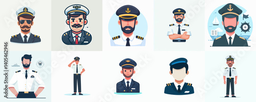 set vector captain