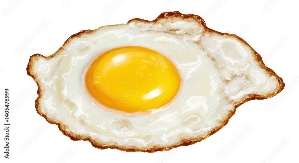 Isolated Fried Egg Isolated Fried Egg